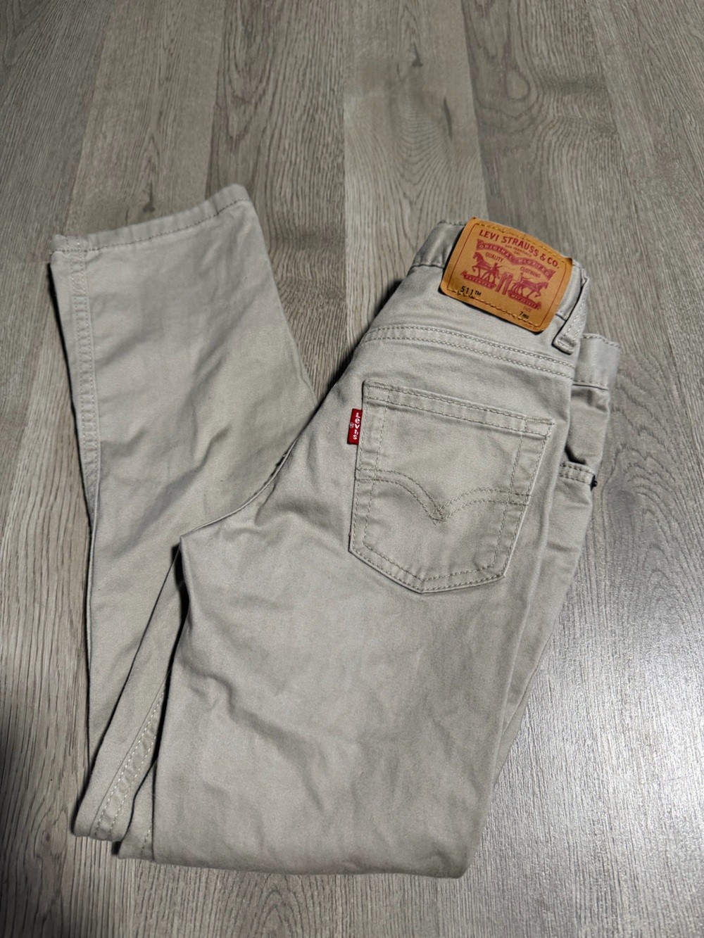Levi's Light Beige/Taupe Chino Pants with Signature Red Tab